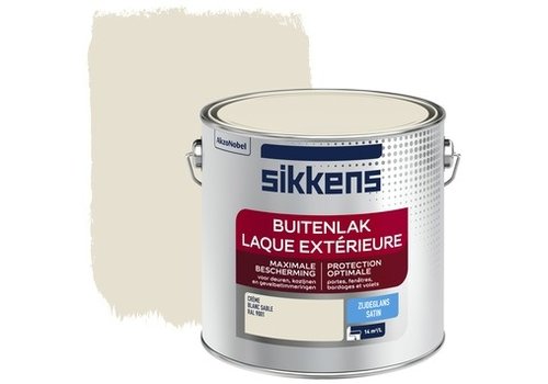 Sikkens buitenlak zijdeglans RAL 9001 2,5 liter