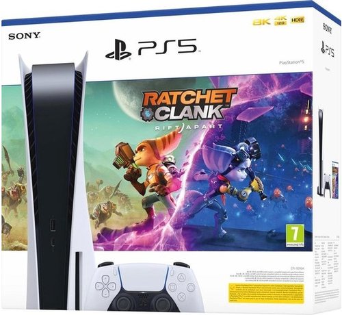 Sony PlayStation 5 Disc Edition + Ratchet & Clank: Rift Apart