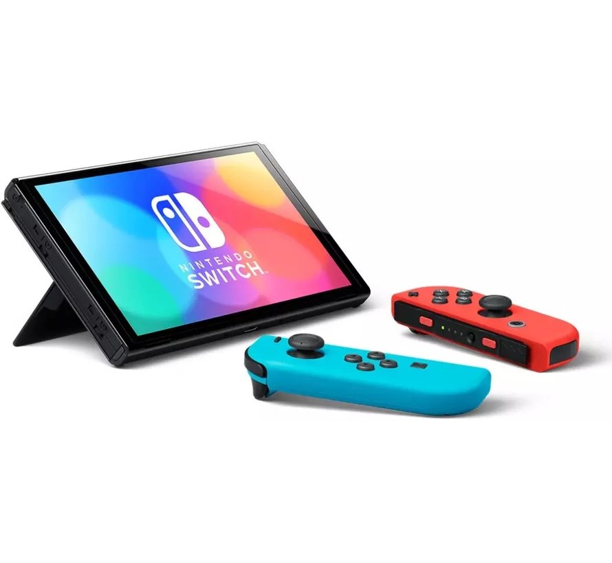 Nintendo Switch OLED Blauw/Rood